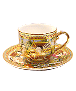 แก้วกาแฟทรงหูหวาย ลายประเพณีสงกรานต์ แก้วกาแฟทรงหูหวาย ลายประเพณีสงกรานต์