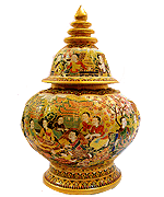 Ma-Yom Shape Thai bowl benjarong Thai culture pattern