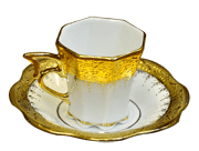 แก้วกาแฟเล็ก 8 เหลี่ยม คาปูชิโน่ แก้วกาแฟเล็ก 8 เหลี่ยม คาปูชิโน่