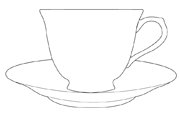 กล่องและขนาดของแก้วกาแฟเบญจรงค์ กล่องและขนาดของแก้วกาแฟเบญจรงค์